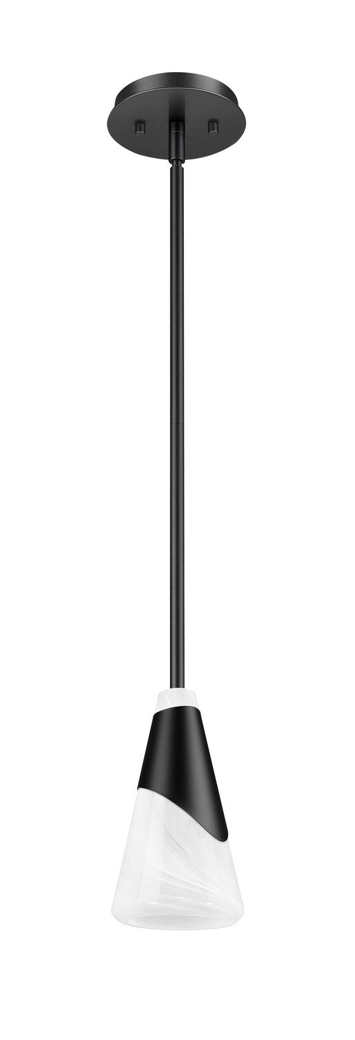 Z-Lite Canada - 828P6-ROD-MB - One Light Pendant - Aimie - Matte Black