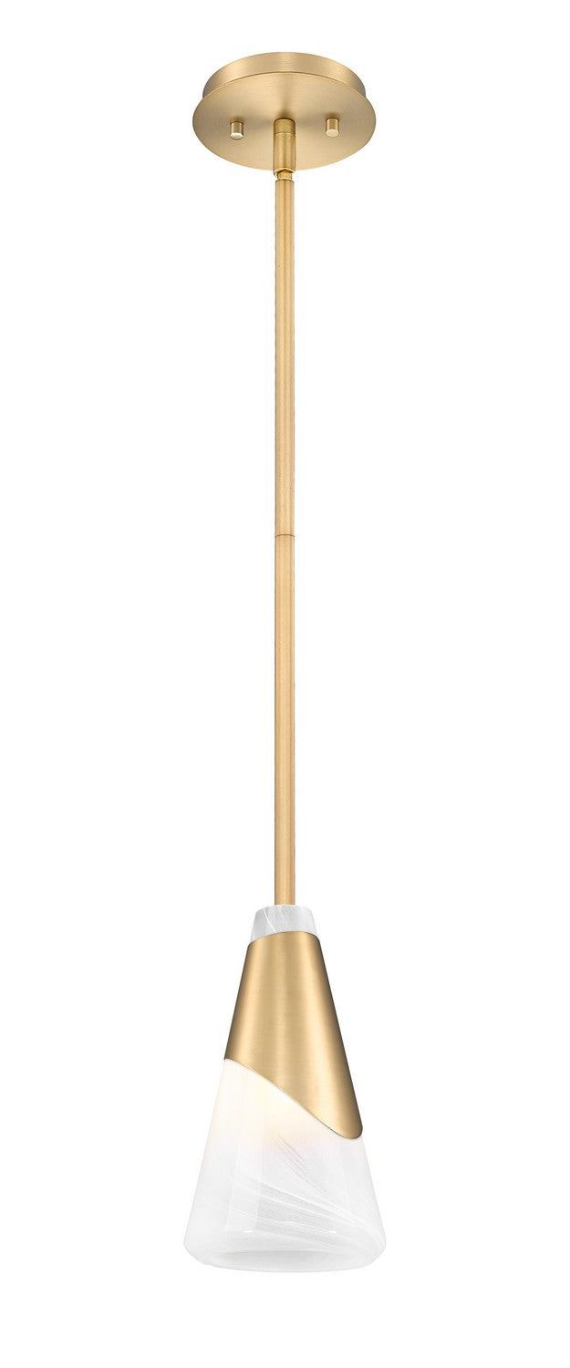 Z-Lite Canada - 828P6-ROD-MGLD - One Light Pendant - Aimie - Modern Gold