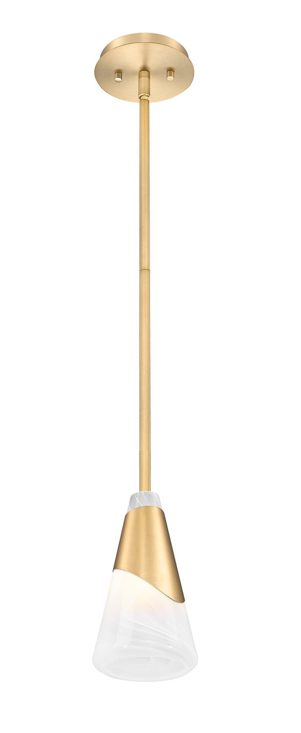 Z-Lite Canada - 828P6-ROD-MGLD - One Light Pendant - Aimie - Modern Gold