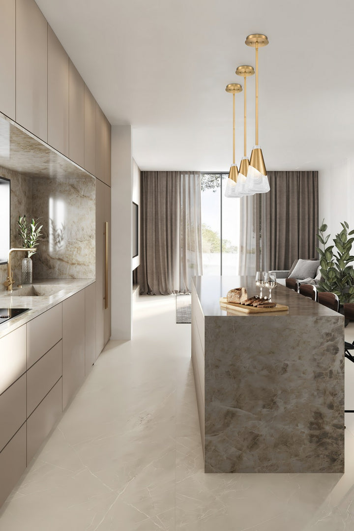 Z-Lite Canada - 828P6-ROD-MGLD - One Light Pendant - Aimie - Modern Gold