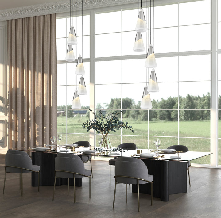 Z-Lite Canada - 828P7-5R-BN - Five Light Chandelier - Aimie - Brushed Nickel