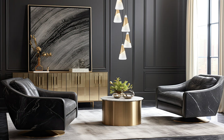 Z-Lite Canada - 828P7-5R-MGLD - Five Light Chandelier - Aimie - Modern Gold