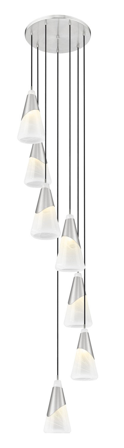 Z-Lite Canada - 828P7-7R-BN - Seven Light Chandelier - Aimie - Brushed Nickel