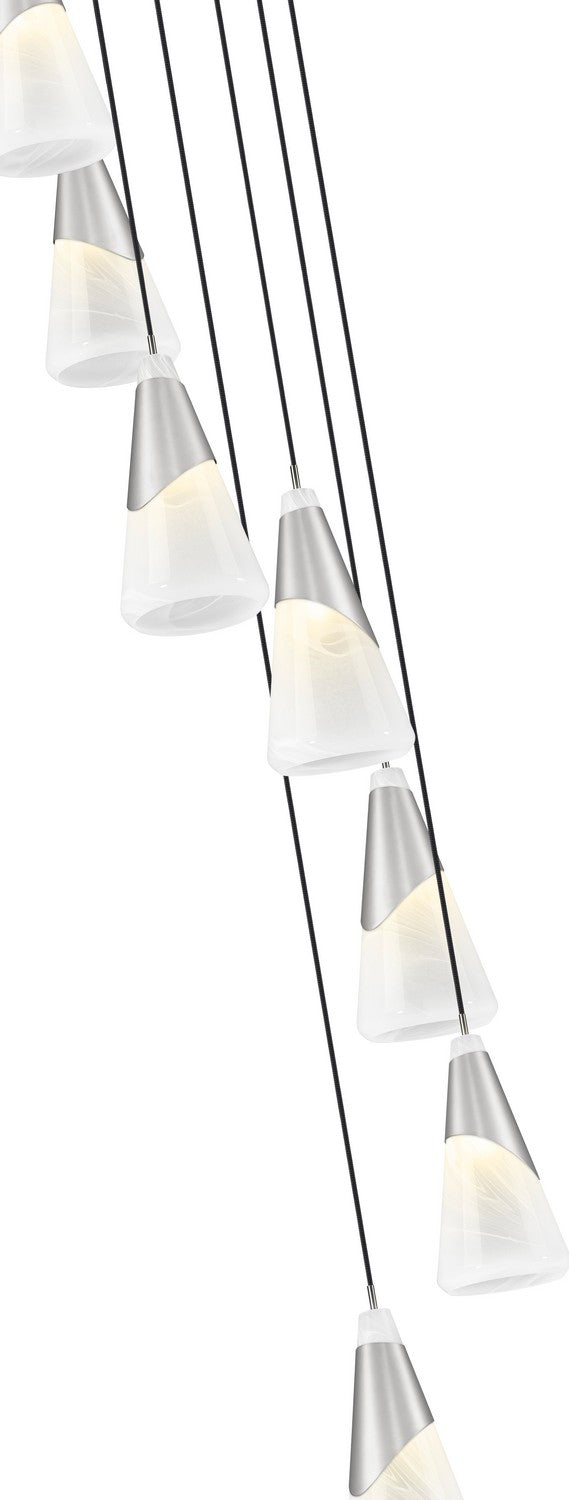 Z-Lite Canada - 828P7-7R-BN - Seven Light Chandelier - Aimie - Brushed Nickel