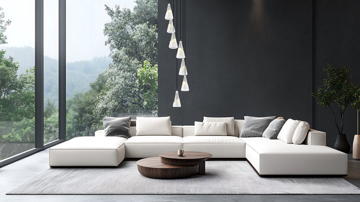 Z-Lite Canada - 828P7-7R-BN - Seven Light Chandelier - Aimie - Brushed Nickel