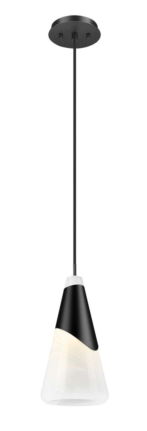 Z-Lite Canada - 828P7-MB - One Light Pendant - Aimie - Matte Black