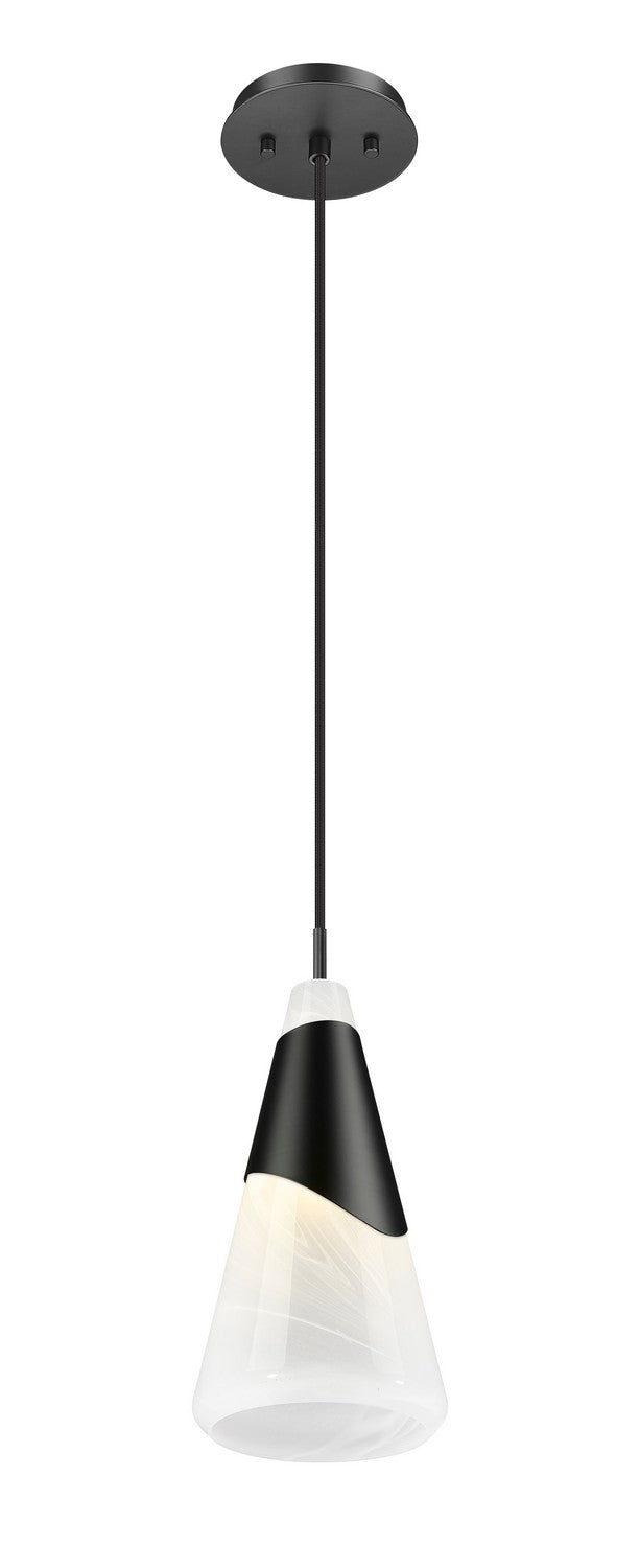 Z-Lite Canada - 828P7-MB - One Light Pendant - Aimie - Matte Black
