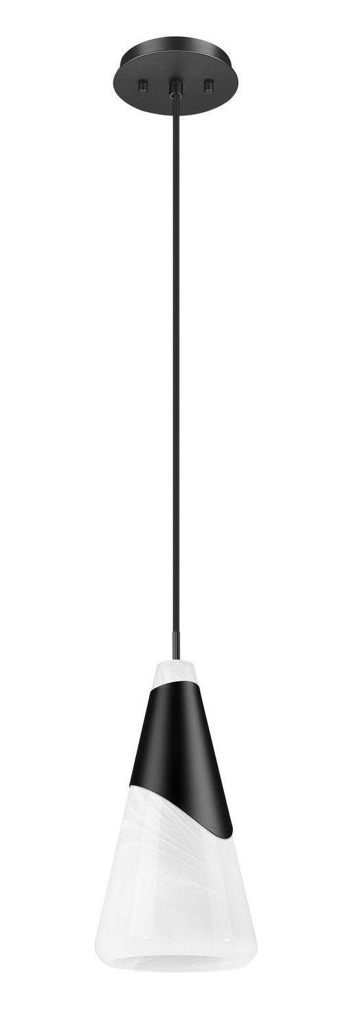 Z-Lite Canada - 828P7-MB - One Light Pendant - Aimie - Matte Black