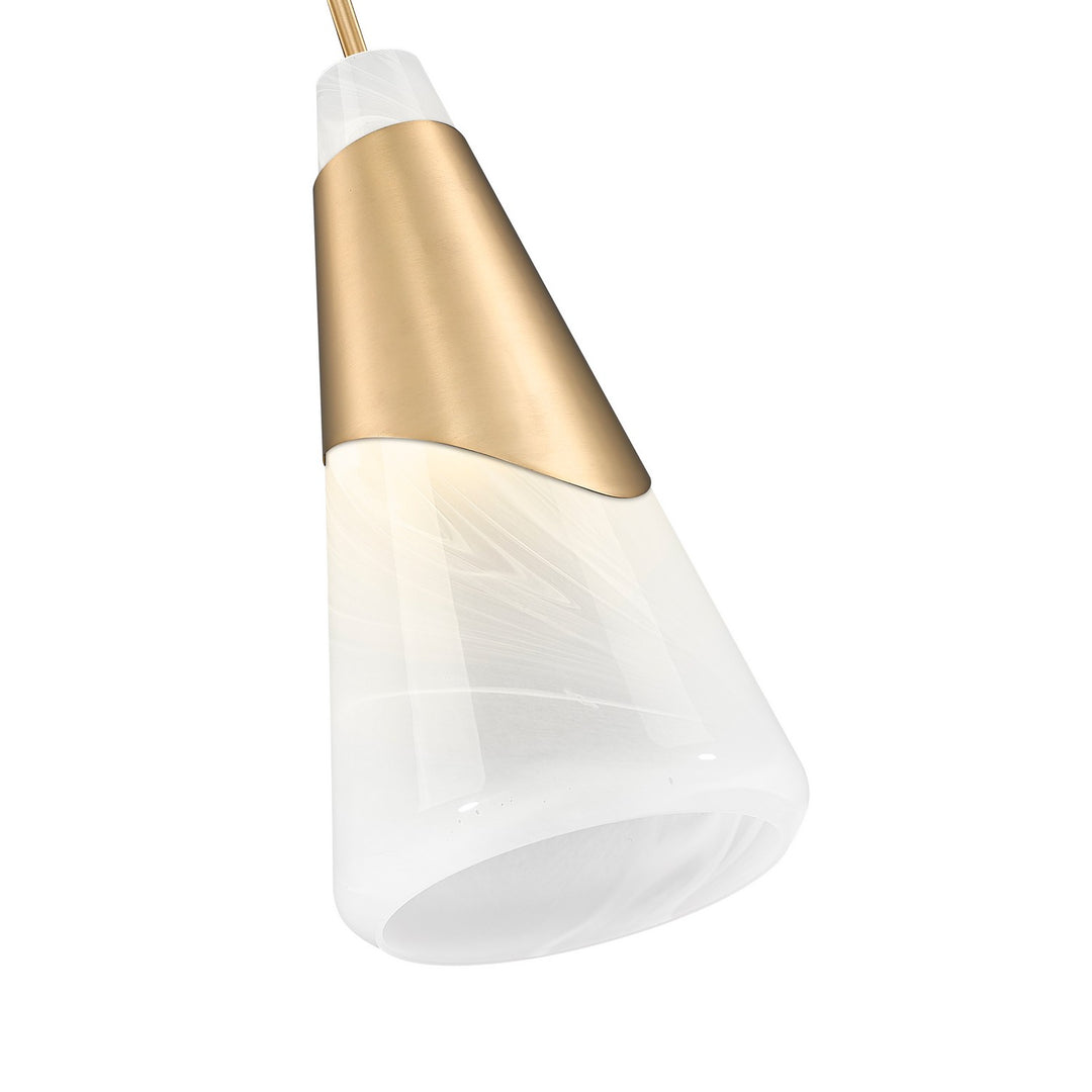 Z-Lite Canada - 828P7-MGLD - One Light Pendant - Aimie - Modern Gold