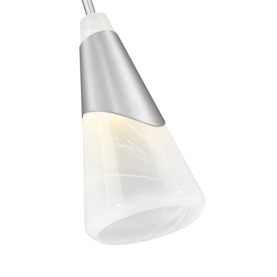 Z-Lite Canada - 828P7-ROD-BN - One Light Pendant - Aimie - Brushed Nickel
