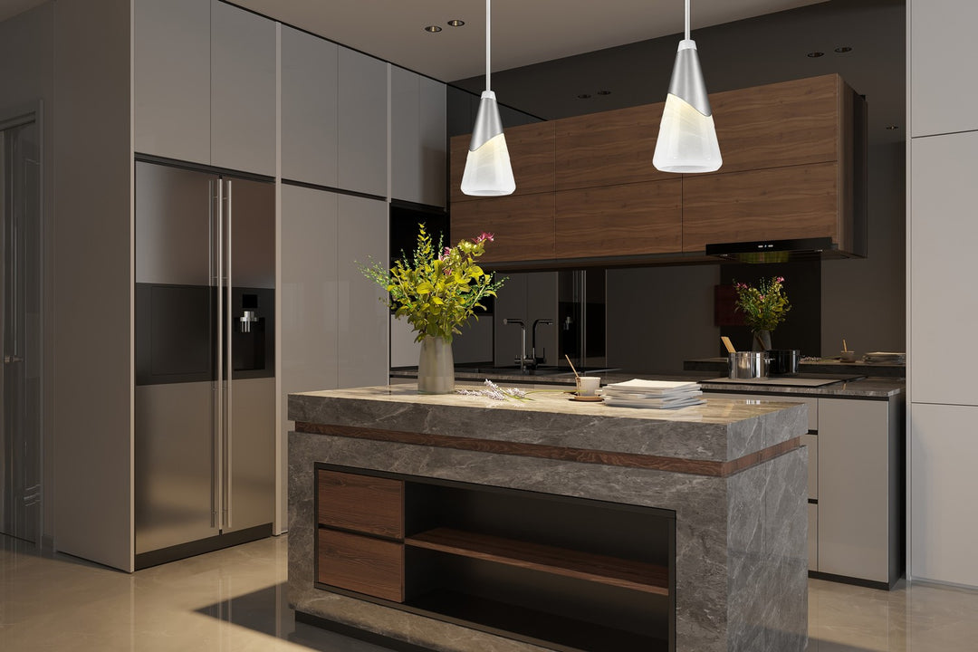 Z-Lite Canada - 828P7-ROD-BN - One Light Pendant - Aimie - Brushed Nickel