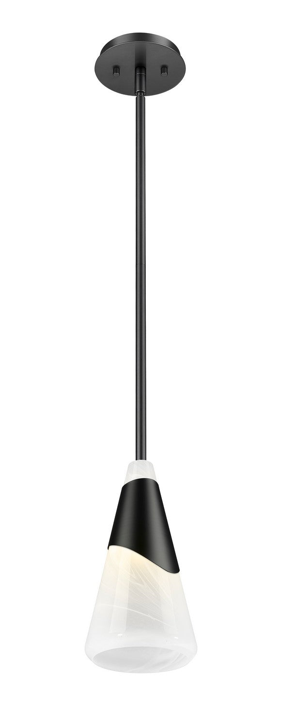 Z-Lite Canada - 828P7-ROD-MB - One Light Pendant - Aimie - Matte Black