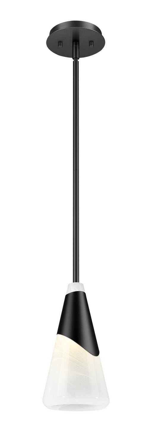 Z-Lite Canada - 828P7-ROD-MB - One Light Pendant - Aimie - Matte Black