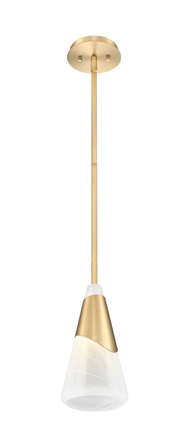 Z-Lite Canada - 828P7-ROD-MGLD - One Light Pendant - Aimie - Modern Gold
