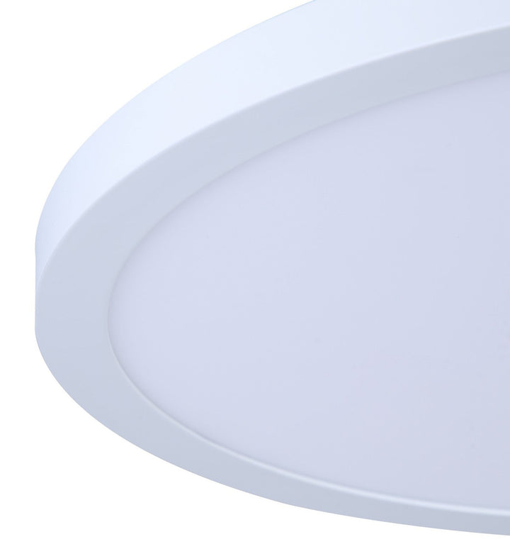 Led Disk Light LED Flush Mount in White Canarm Canada