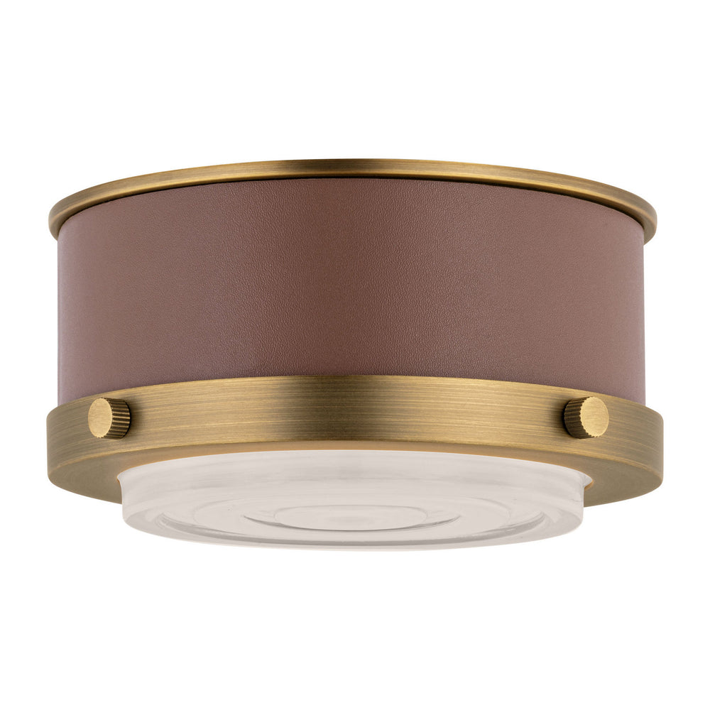 Visual Comfort Studio Canada - LF1071TWB - LED Flush Mount - Marlowe - Time Worn Brass