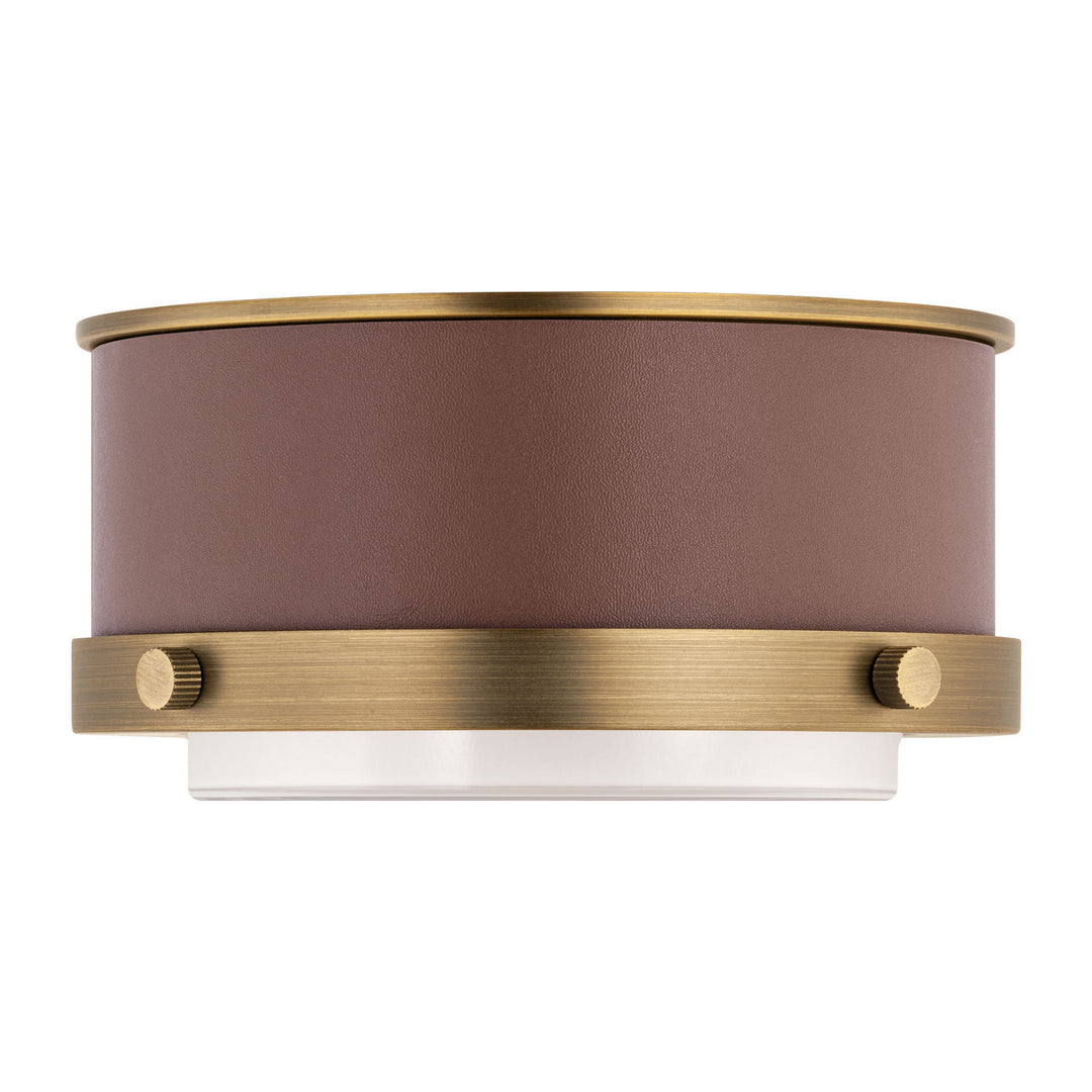 Visual Comfort Studio Canada - LF1071TWB - LED Flush Mount - Marlowe - Time Worn Brass