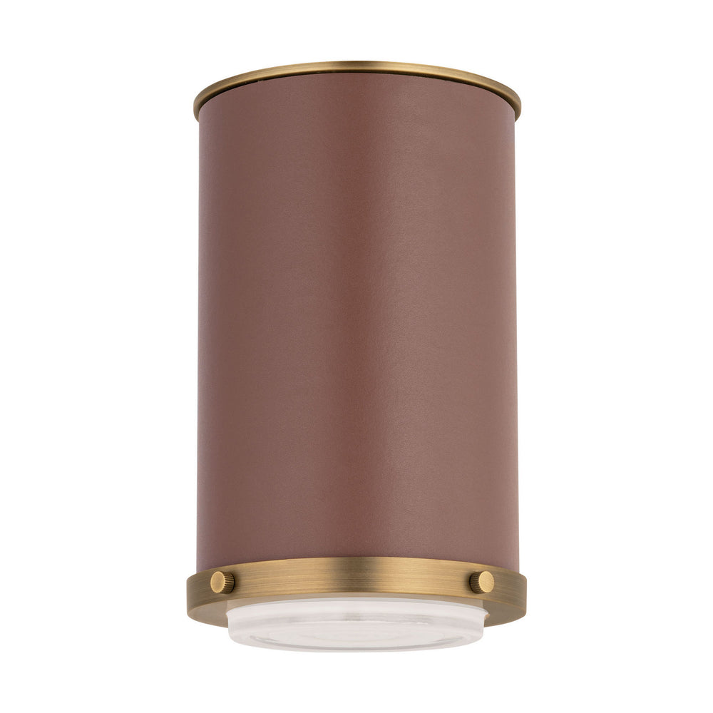 Visual Comfort Studio Canada - LF1081TWB - One Light Flush Mount - Marlowe - Time Worn Brass