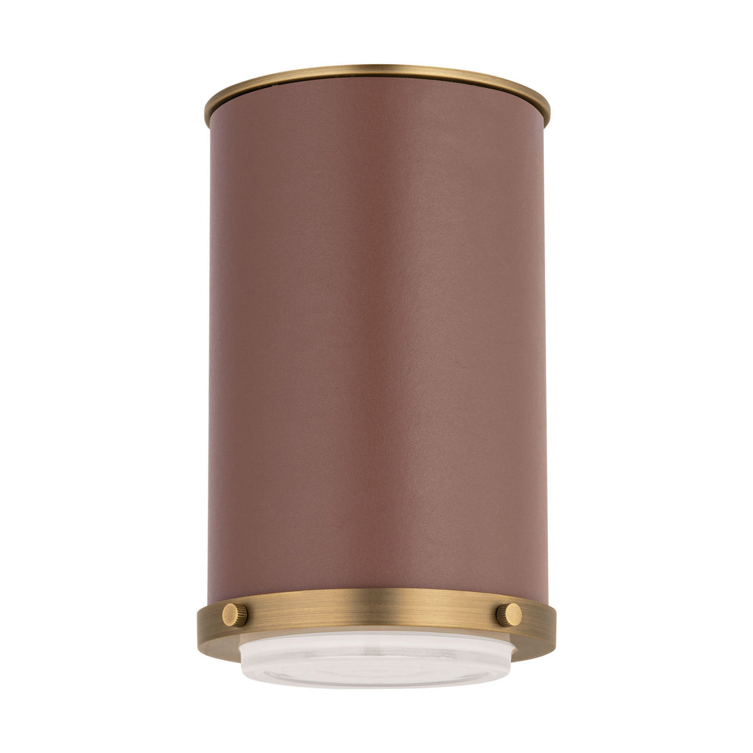 Visual Comfort Studio Canada - LF1081TWB - One Light Flush Mount - Marlowe - Time Worn Brass