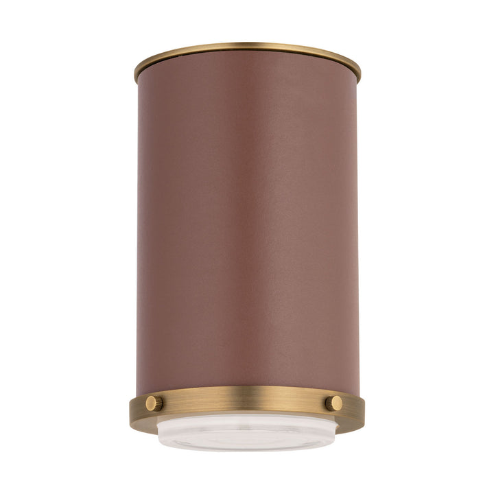 Visual Comfort Studio Canada - LF1081TWB - One Light Flush Mount - Marlowe - Time Worn Brass