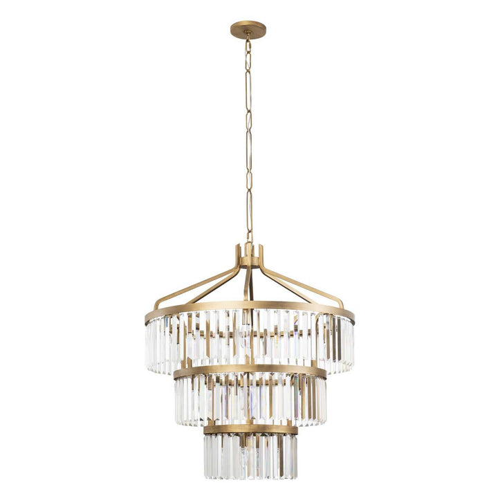 Social Club 15 Light Pendant in Havana Gold Varaluz