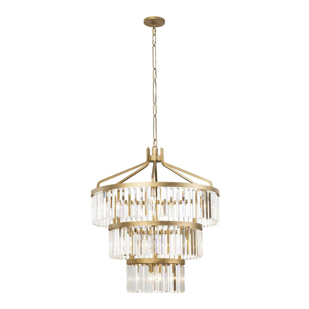 Social Club 15 Light Pendant in Havana Gold Varaluz