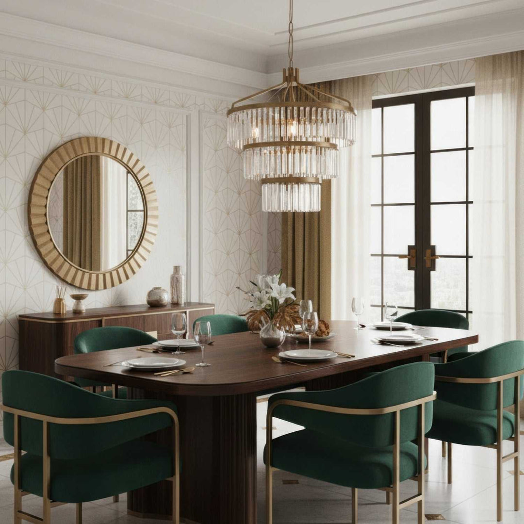 Social Club 15 Light Pendant in Havana Gold Varaluz