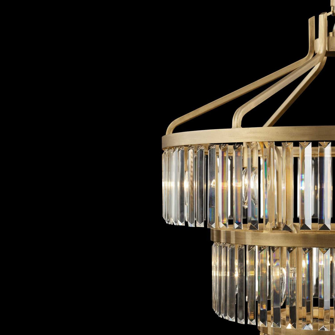 Social Club 15 Light Pendant in Havana Gold Varaluz