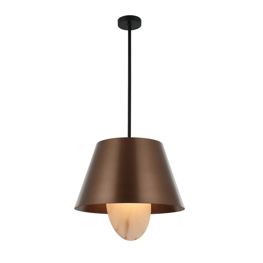 Varaluz - 529P04BGMB - Four Light Pendant - Rock On - Brontourage/Matte Black