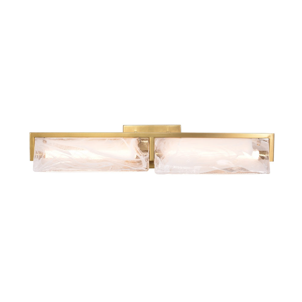 Varaluz - 531B02SB - LED Bath Fixture - Mingle - Satin Brass