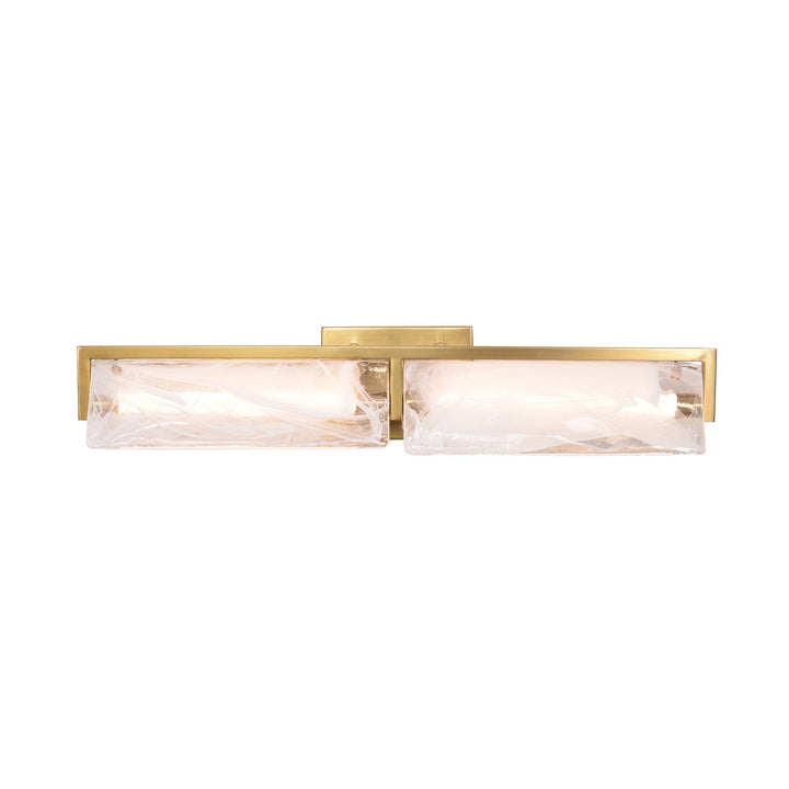 Varaluz - 531B02SB - LED Bath Fixture - Mingle - Satin Brass