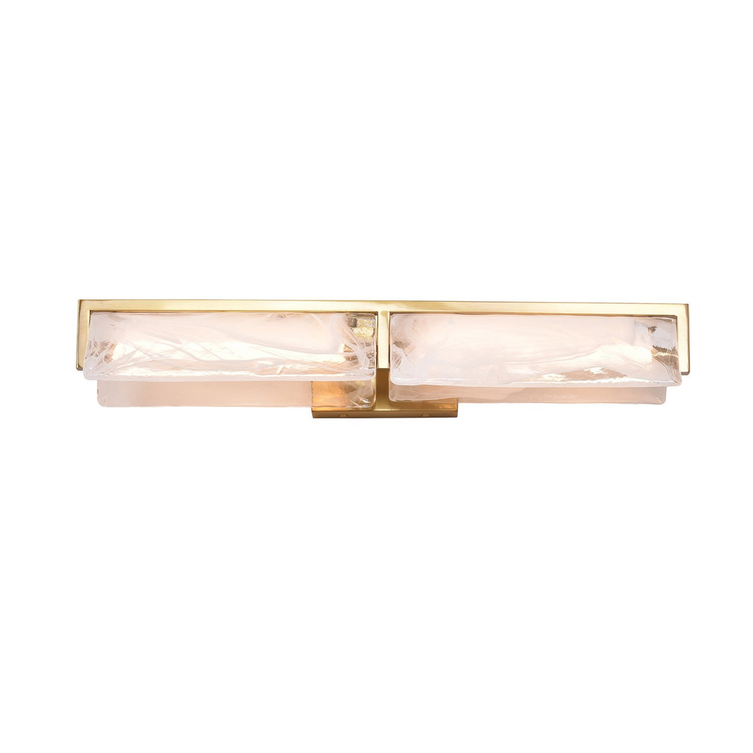 Varaluz - 531B02SB - LED Bath Fixture - Mingle - Satin Brass