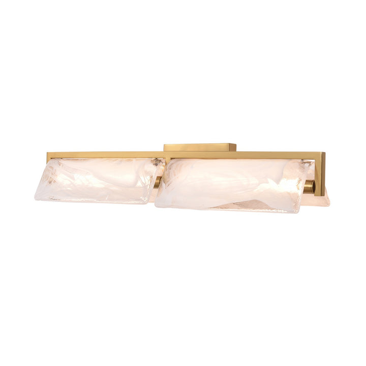 Varaluz - 531B02SB - LED Bath Fixture - Mingle - Satin Brass
