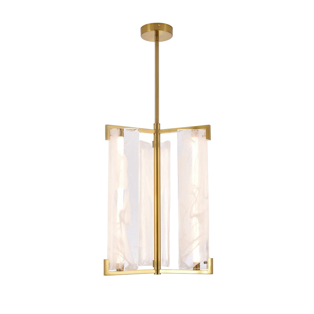 Varaluz - 531P03SB - LED Pendant - Mingle - Satin Brass