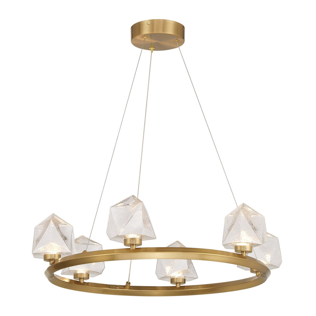 Savoy House - 1-1237-6-322 - LED Chandelier - Castello - Warm Brass