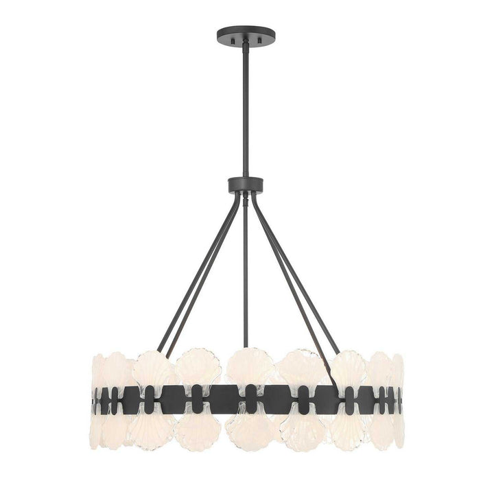Savoy House - 1-3605-6-89 - Six Light Chandelier - Bancroft - Matte Black