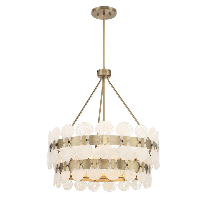Savoy House - 1-3606-5-127 - Five Light Chandelier - Bancroft - Noble Brass