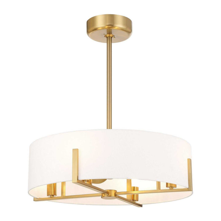 Mansell LED Fan D'Lier in Warm Brass Savoy House