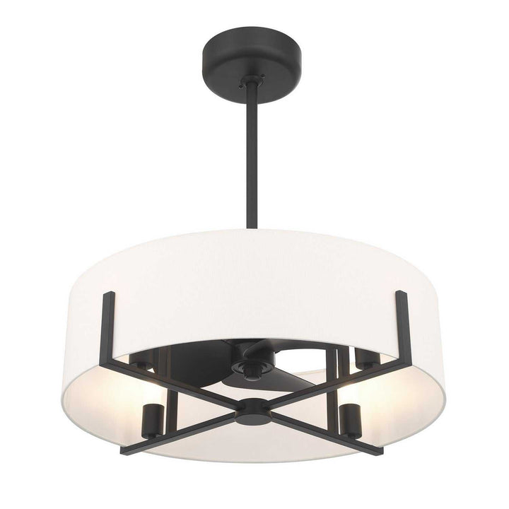 Mansell LED Fan D'Lier in Matte Black Savoy House