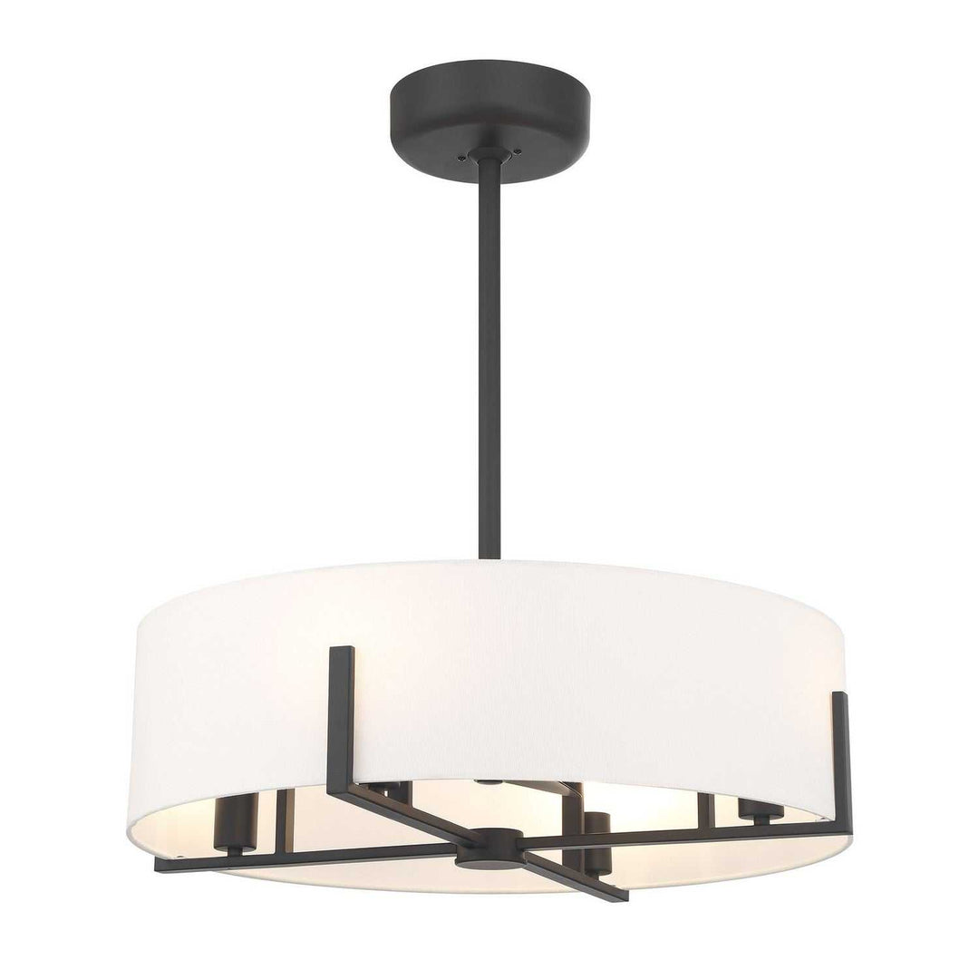 Mansell LED Fan D'Lier in Matte Black Savoy House
