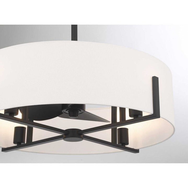 Mansell LED Fan D'Lier in Matte Black Savoy House