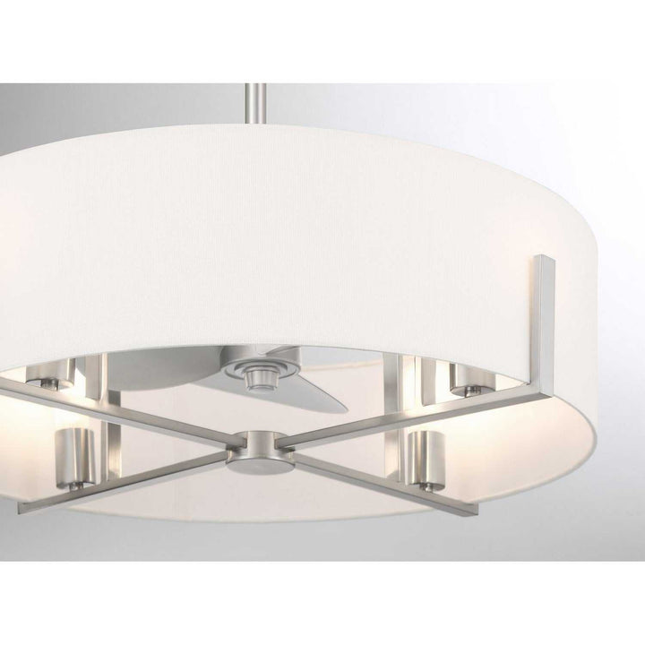 Mansell LED Fan D'Lier in Satin Nickel Savoy House