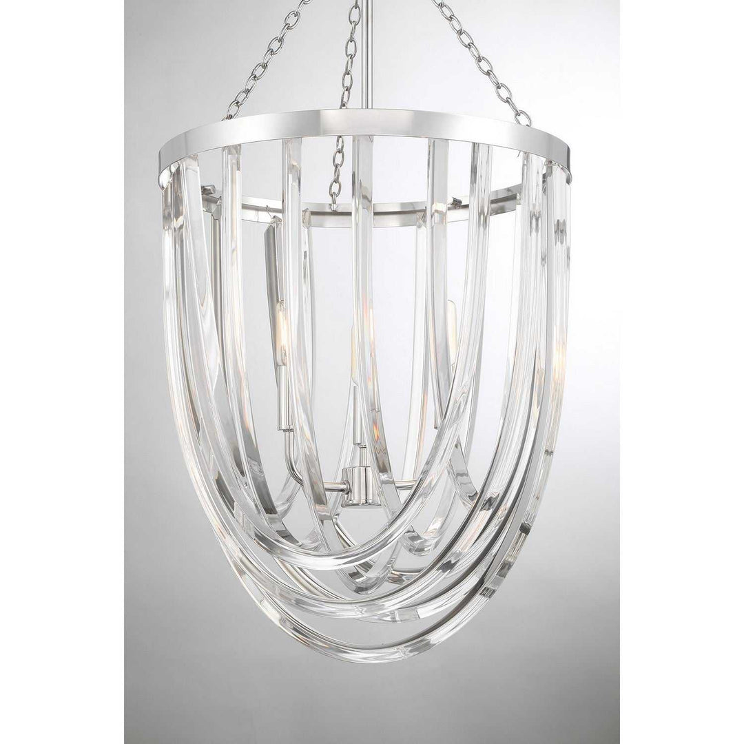 Savoy House - 3-2999-3-109 - Three Light Pendant - Jennings - Polished Nickel