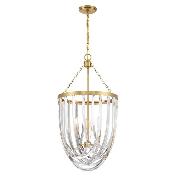Savoy House - 3-2999-3-322 - Three Light Pendant - Jennings - Warm Brass
