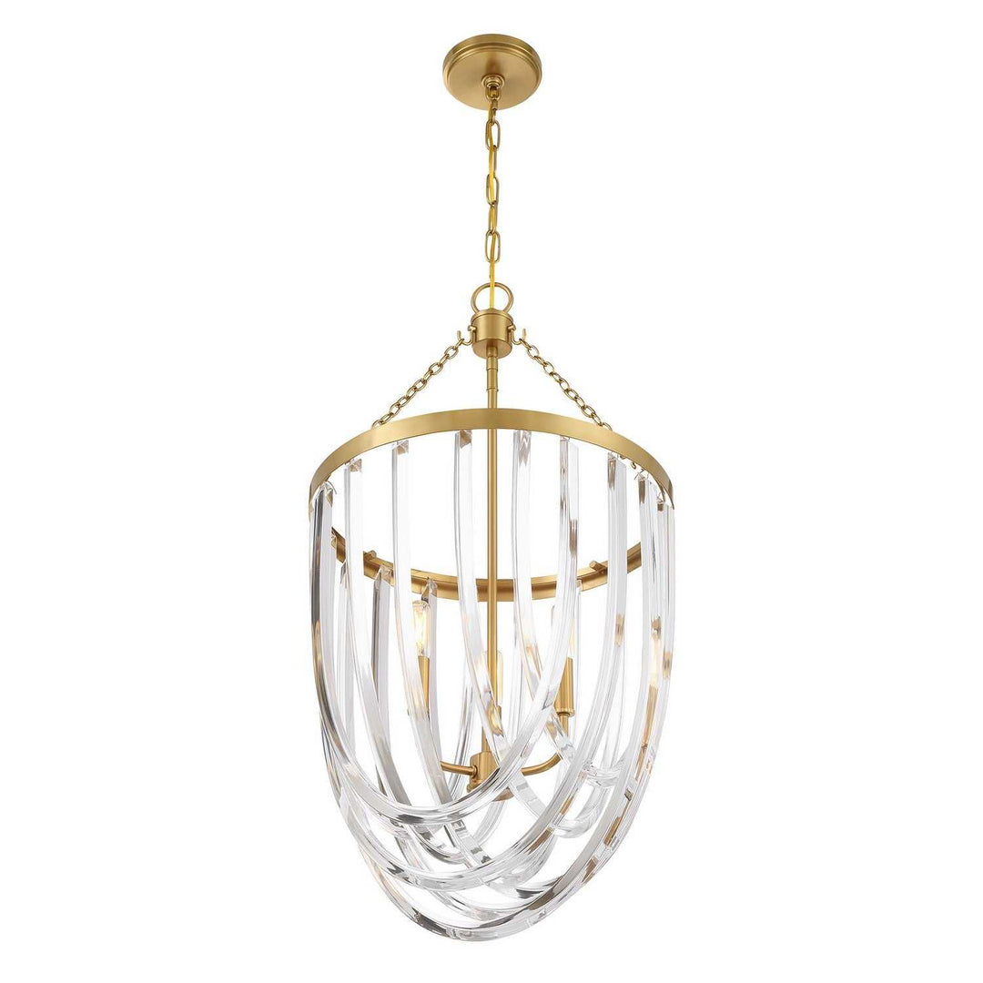 Savoy House - 3-2999-3-322 - Three Light Pendant - Jennings - Warm Brass