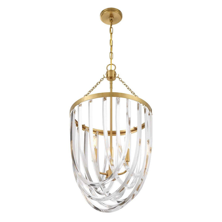 Savoy House - 3-2999-3-322 - Three Light Pendant - Jennings - Warm Brass