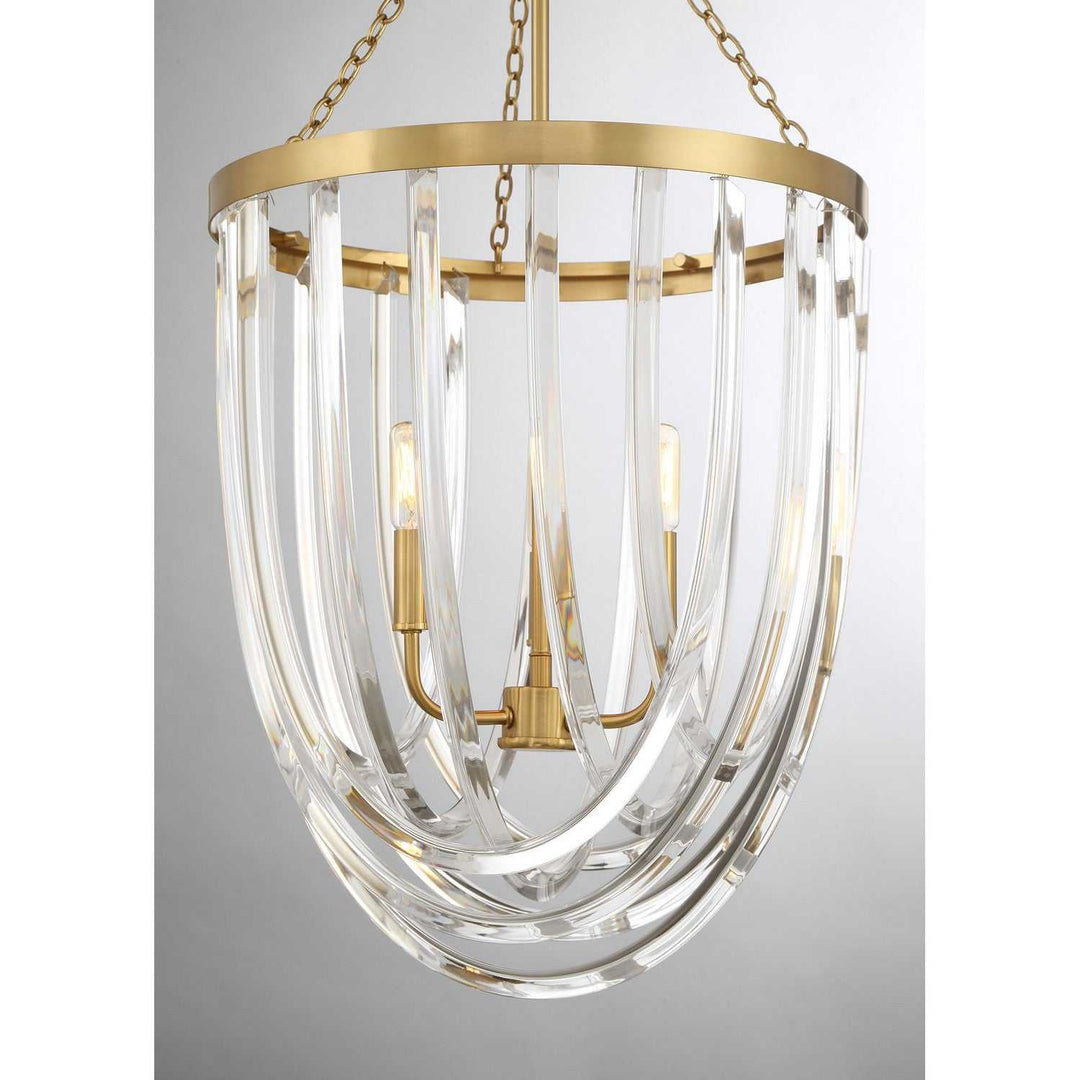 Savoy House - 3-2999-3-322 - Three Light Pendant - Jennings - Warm Brass