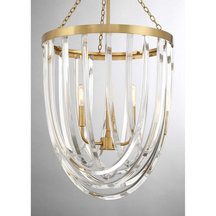 Savoy House - 3-2999-3-322 - Three Light Pendant - Jennings - Warm Brass