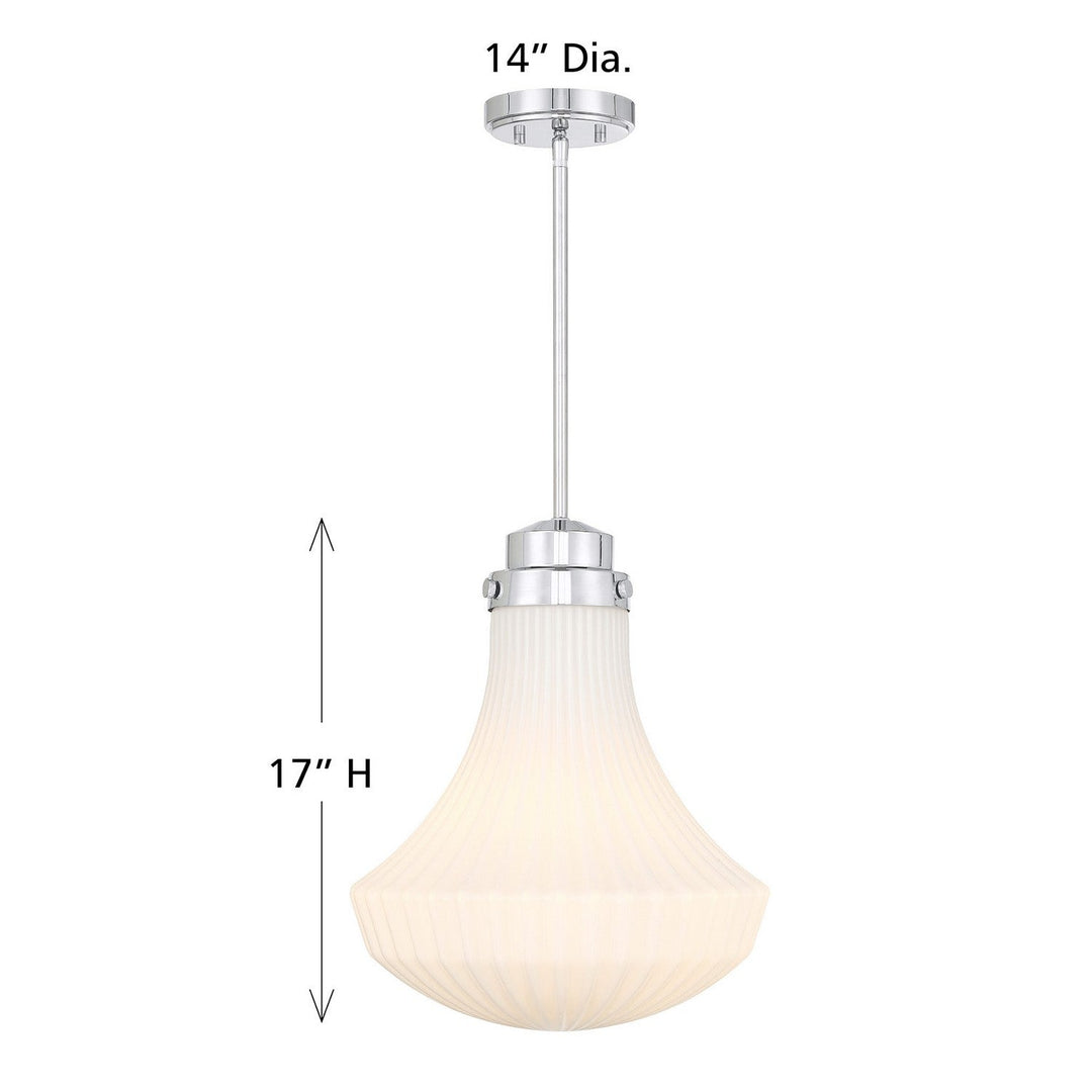 Savoy House - 7-0108-1-11 - One Light Pendant - Bartlet - Polished Chrome