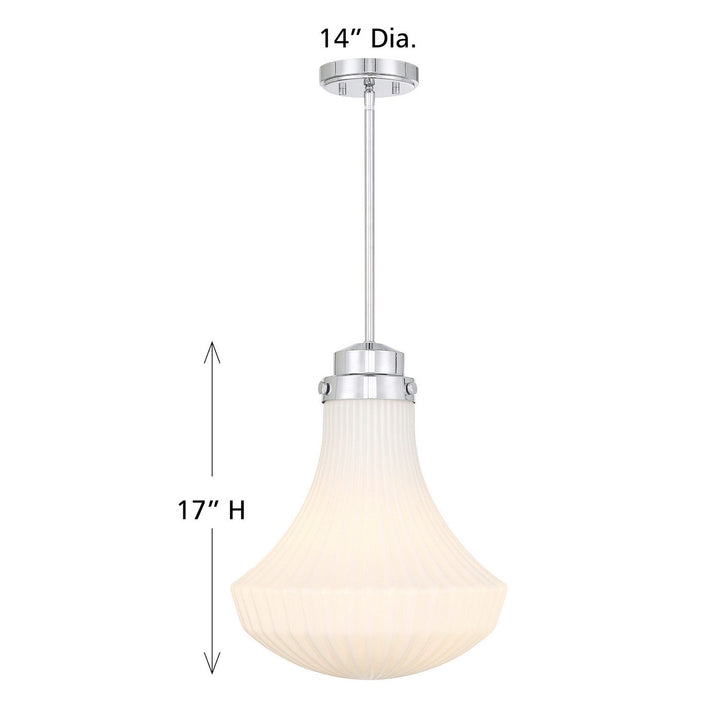 Savoy House - 7-0108-1-11 - One Light Pendant - Bartlet - Polished Chrome
